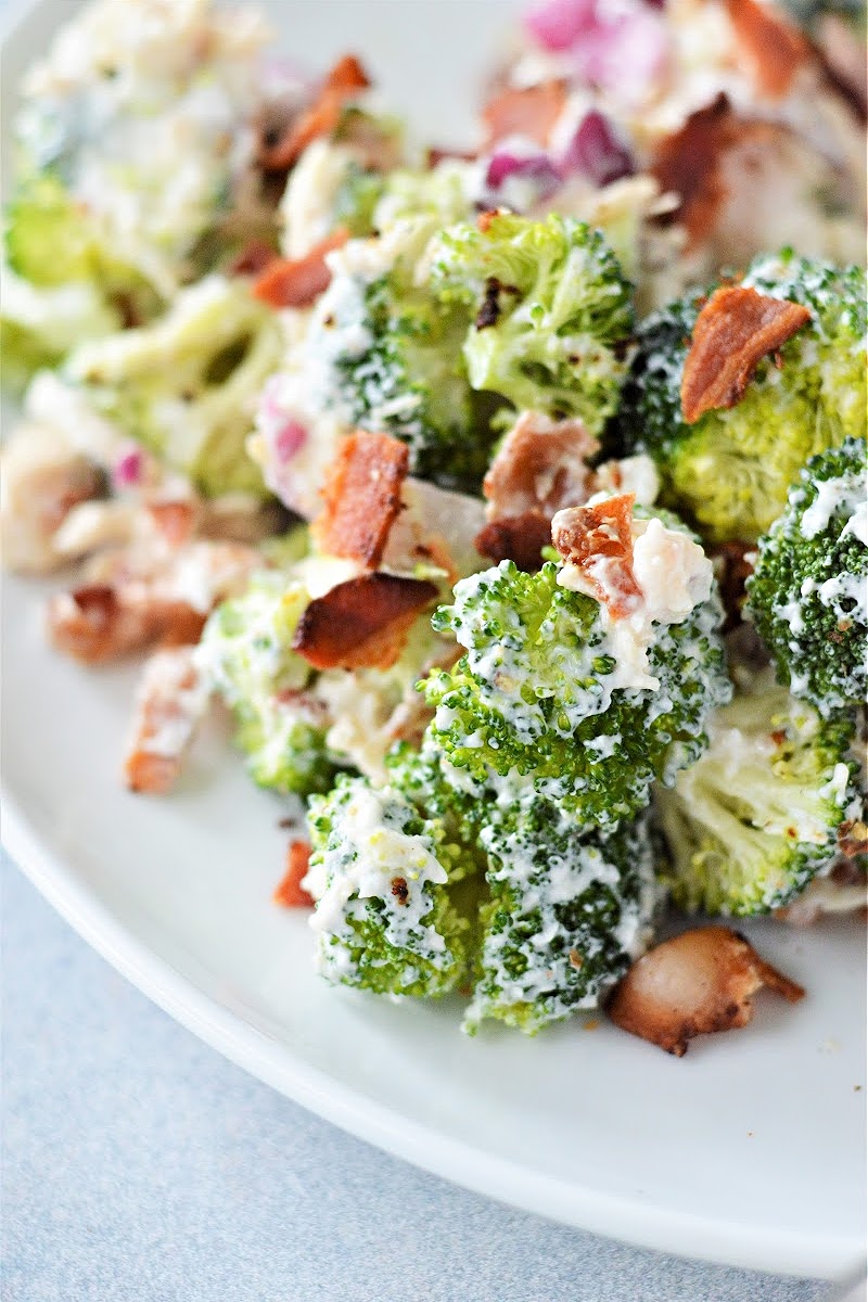 Low Carb Broccoli Chicken Salad