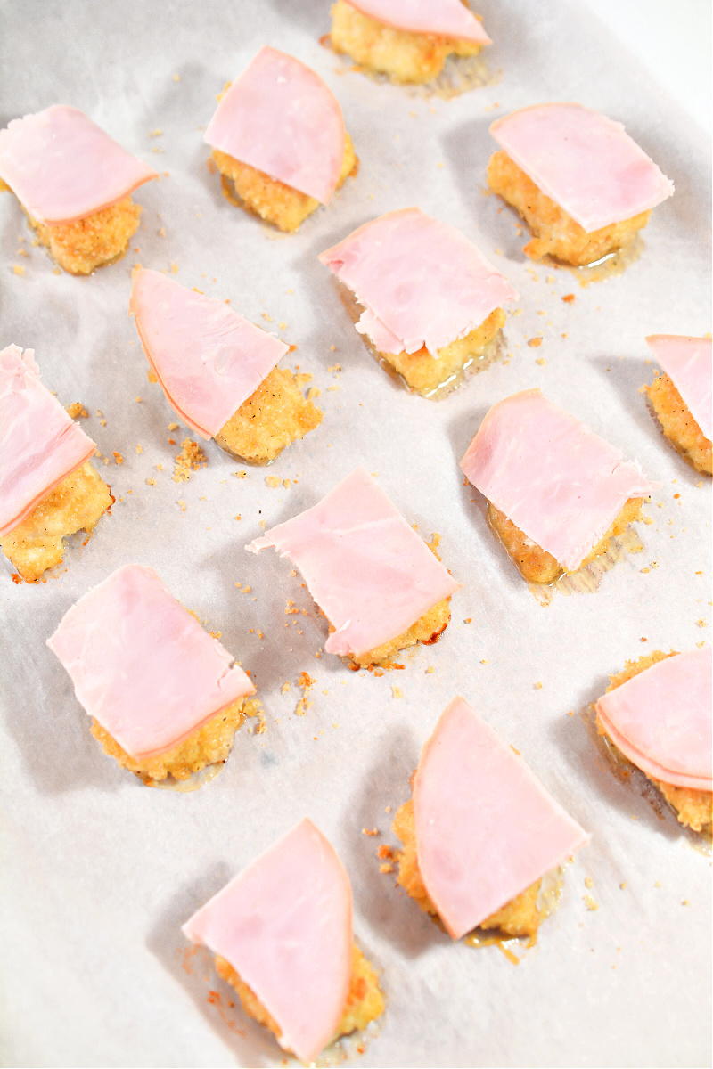 Keto Chicken Cordon Bleu Bites