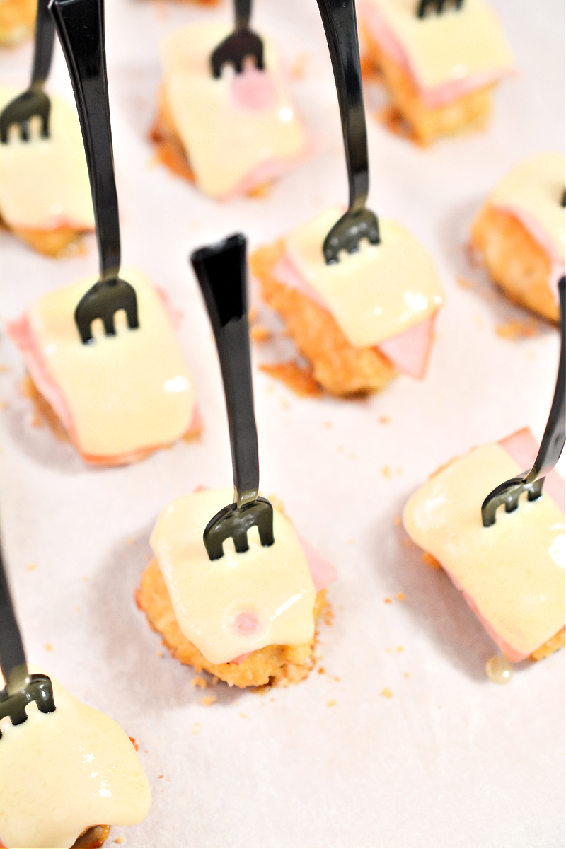 Keto Chicken Cordon Bleu Bites