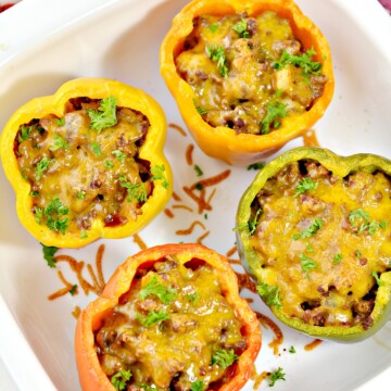 Keto Sloppy Joe Stuffed Peppers