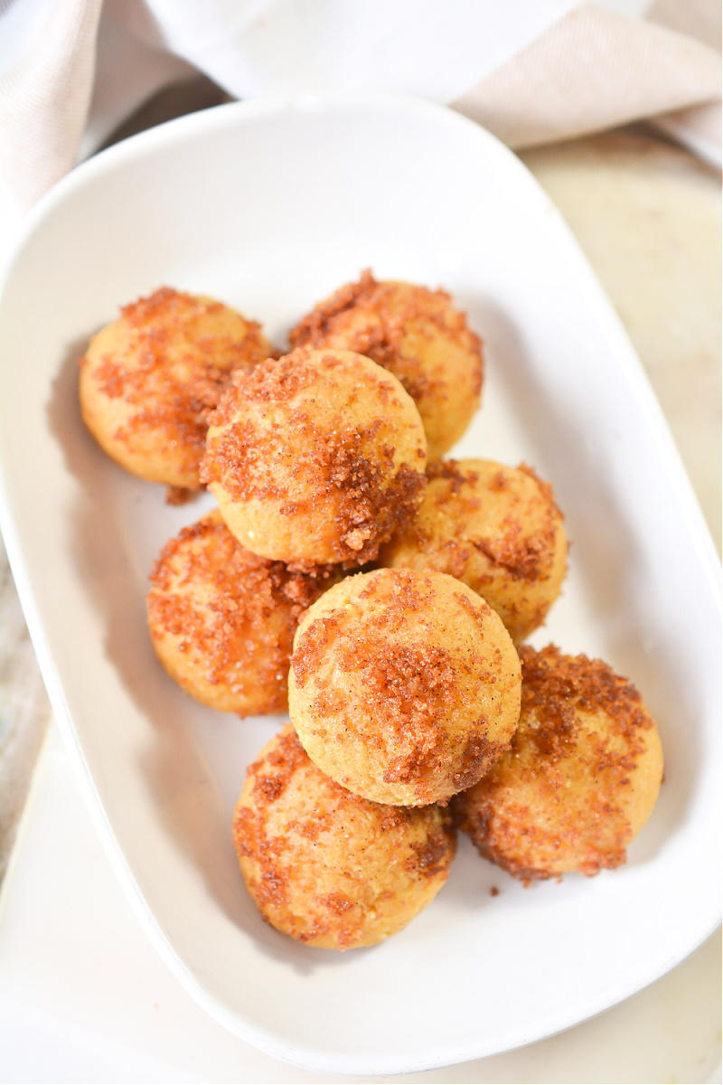 Keto Pumpkin Spice Donut Holes