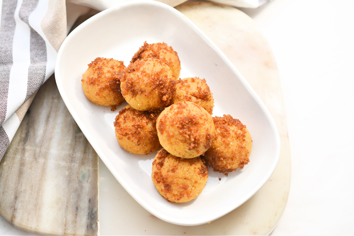 Keto Pumpkin Spice Donut Holes