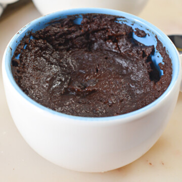 Keto Microwave Pumpkin Brownie