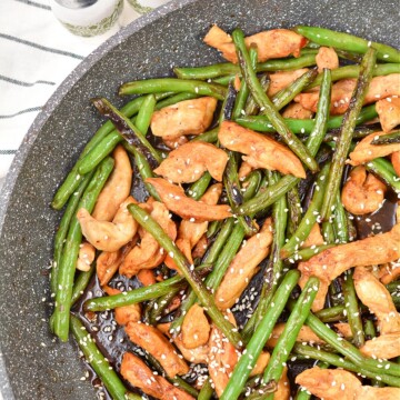 Keto Asian Green Beans and Chicken