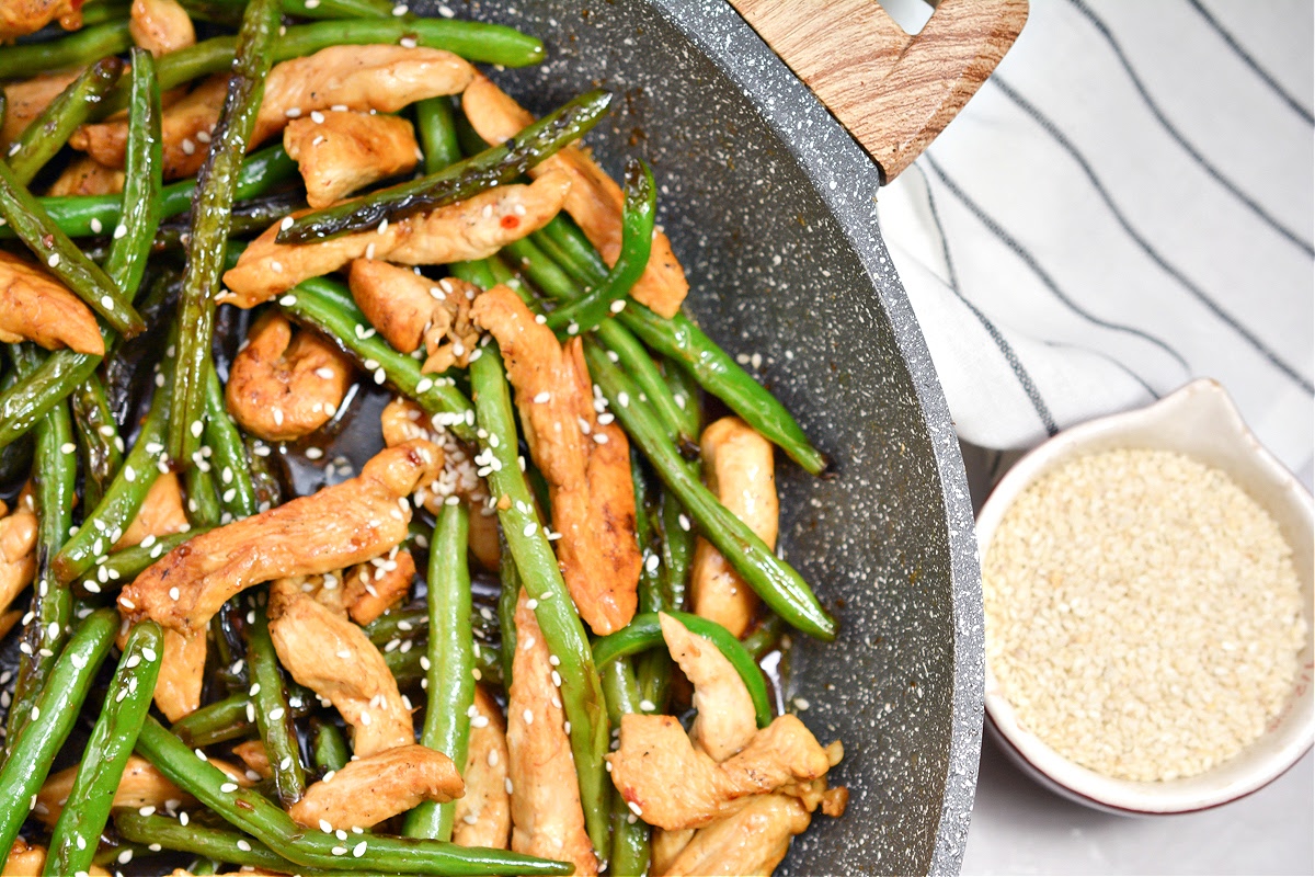 Keto Asian Green Beans and Chicken