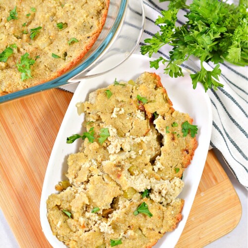 Keto Cornbread Dressing Only 4 Net Carbs Per Serving
