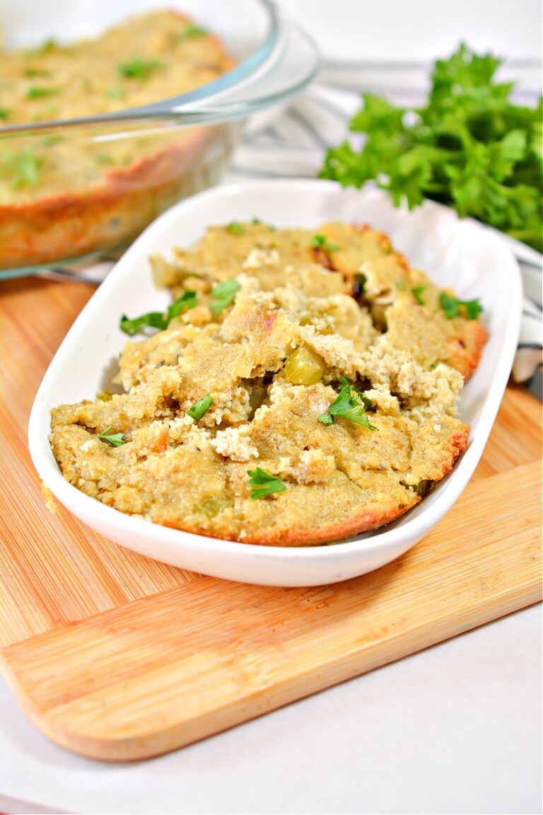 Keto Cornbread Dressing Only 4 Net Carbs Per Serving