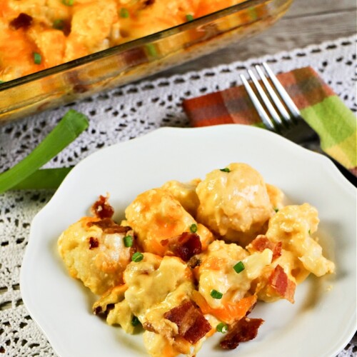 Keto Cauliflower Au Gratin Easy Low Carb Side Dish