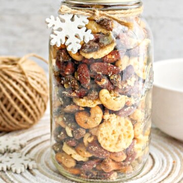 Slow Cooker Keto Snack Mix With Parmesan and Nuts
