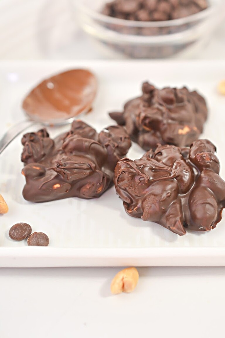 Easy Microwave Keto Peanut Clusters Easy Keto Treat
