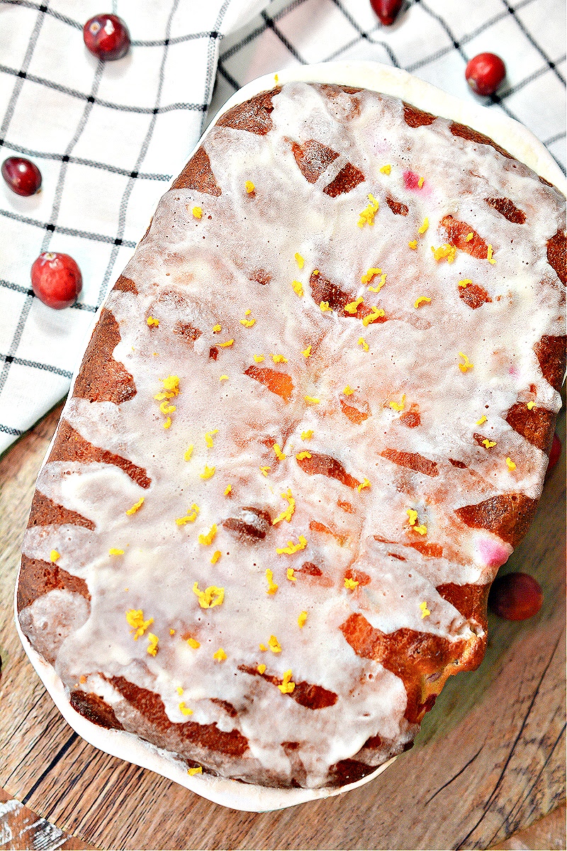 Keto Orange Cranberry Bread