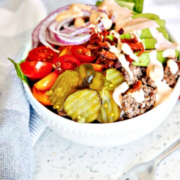 Low-Carb Burger Bowl