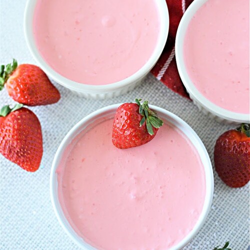 Low Carb Strawberry Jello Fluff - Easy No Bake Holiday Dessert