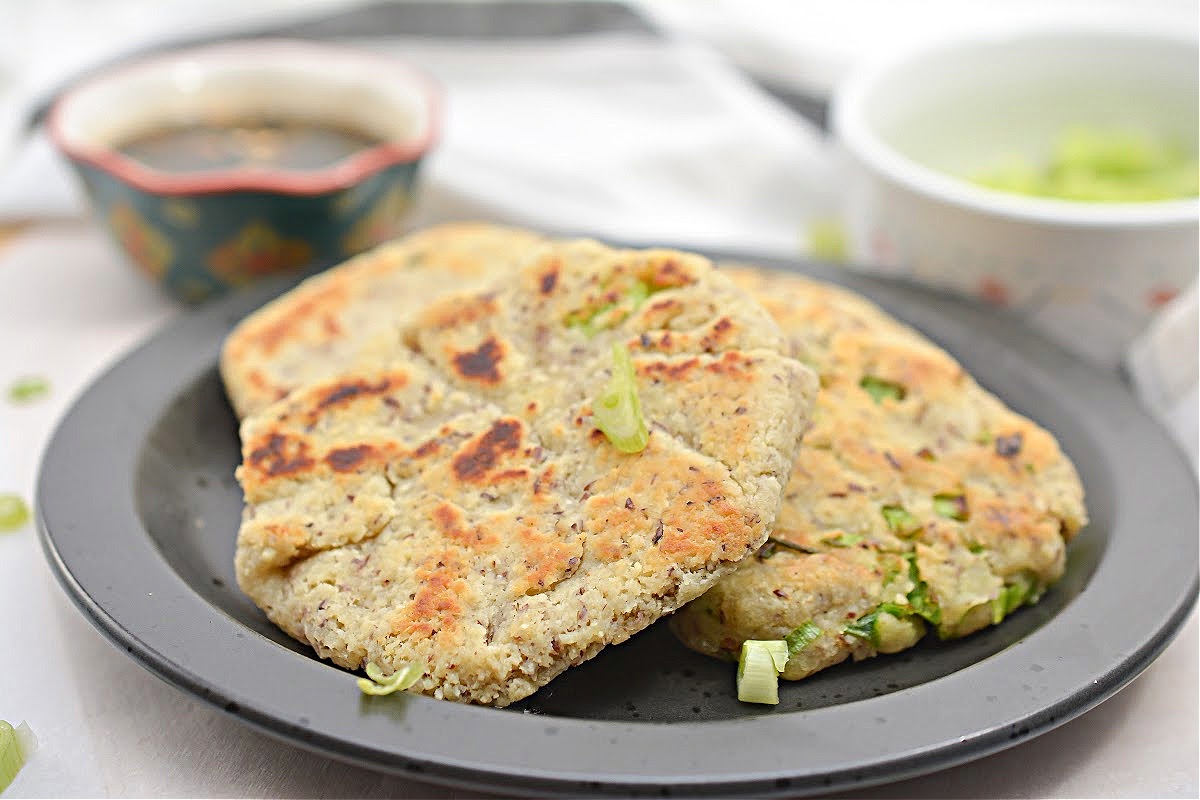 Keto Scallion Pancakes