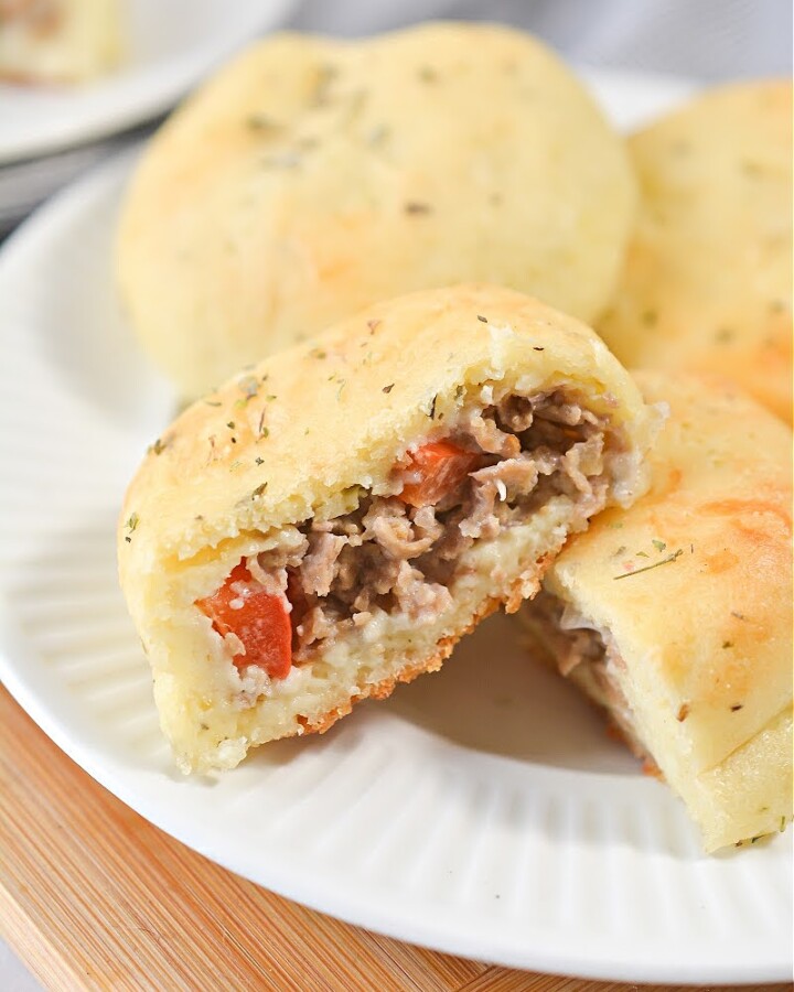Keto Mini Philly Cheesesteak Bites