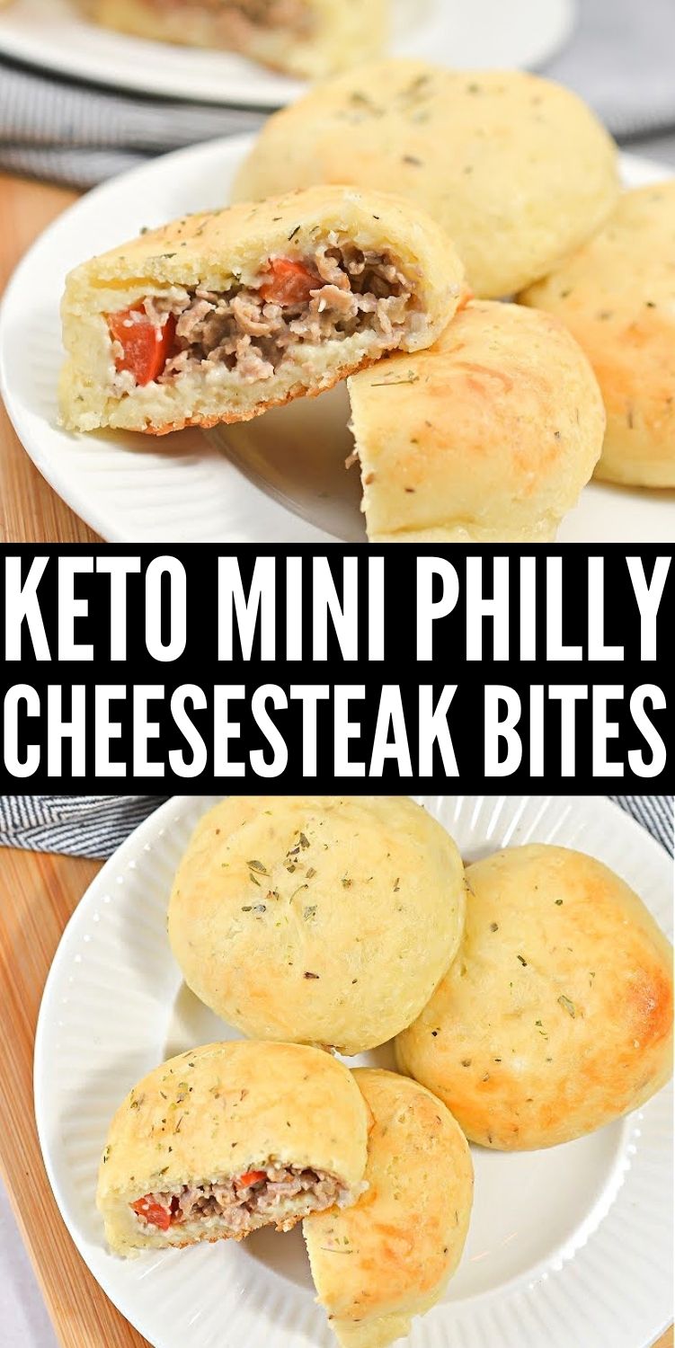 Keto Mini Philly Cheesesteak Bites