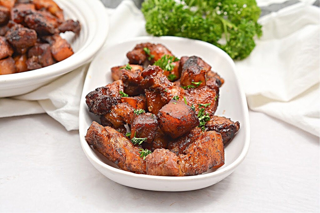 Keto Pork Belly Burnt Ends - 2 Net Carbs Per Serving