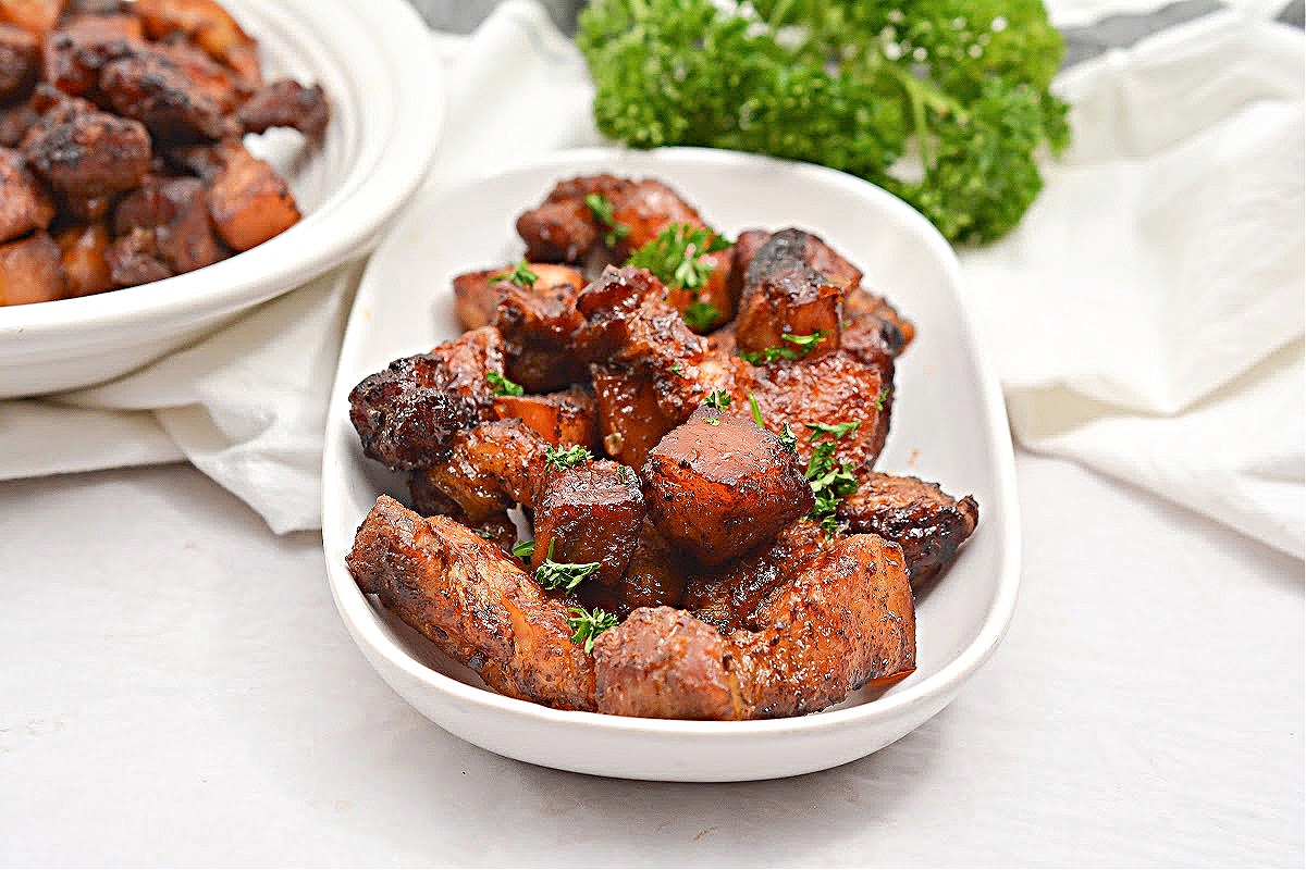 Keto Pork Belly Burnt Ends 2 Net Carbs Per Serving