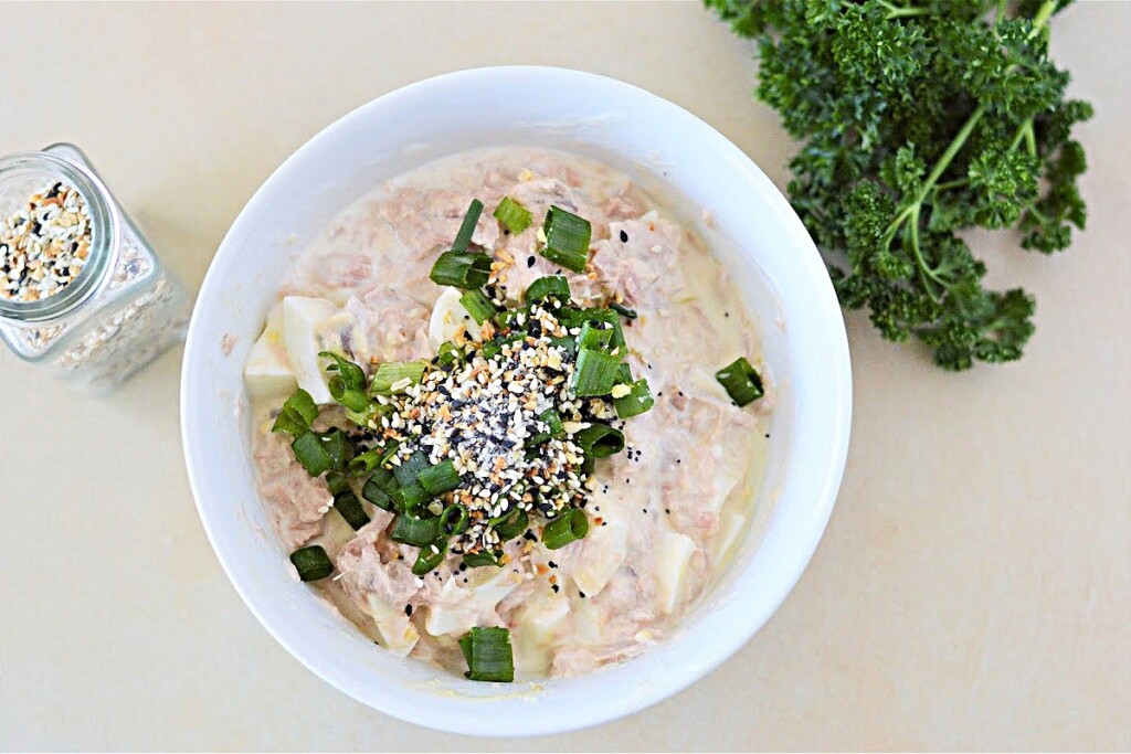 Keto Everything But the Bagel Tuna Egg Salad 1 Net Carb