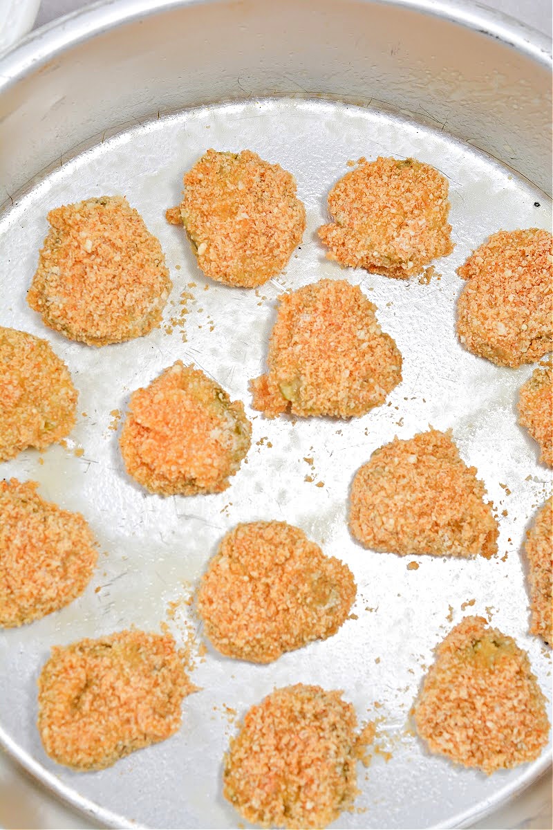 Keto Fried Pickles With Cheese
