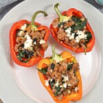 Keto Stuffed Peppers With Sausage