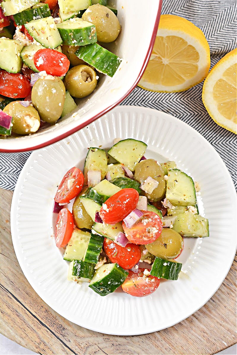 Keto Greek Cucumber Salad