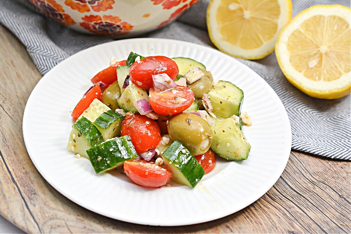 Keto Greek Cucumber Salad