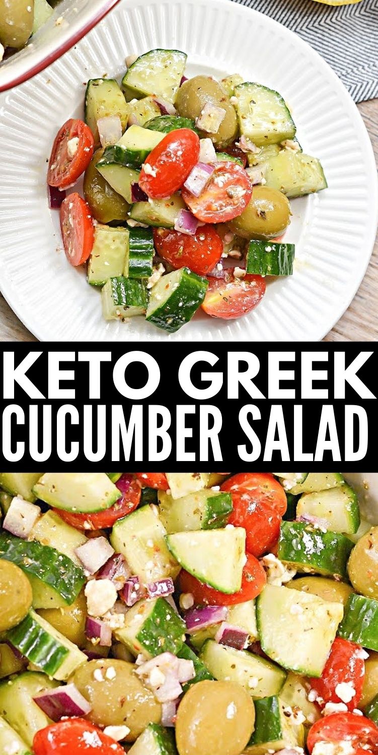 Keto Greek Cucumber Salad