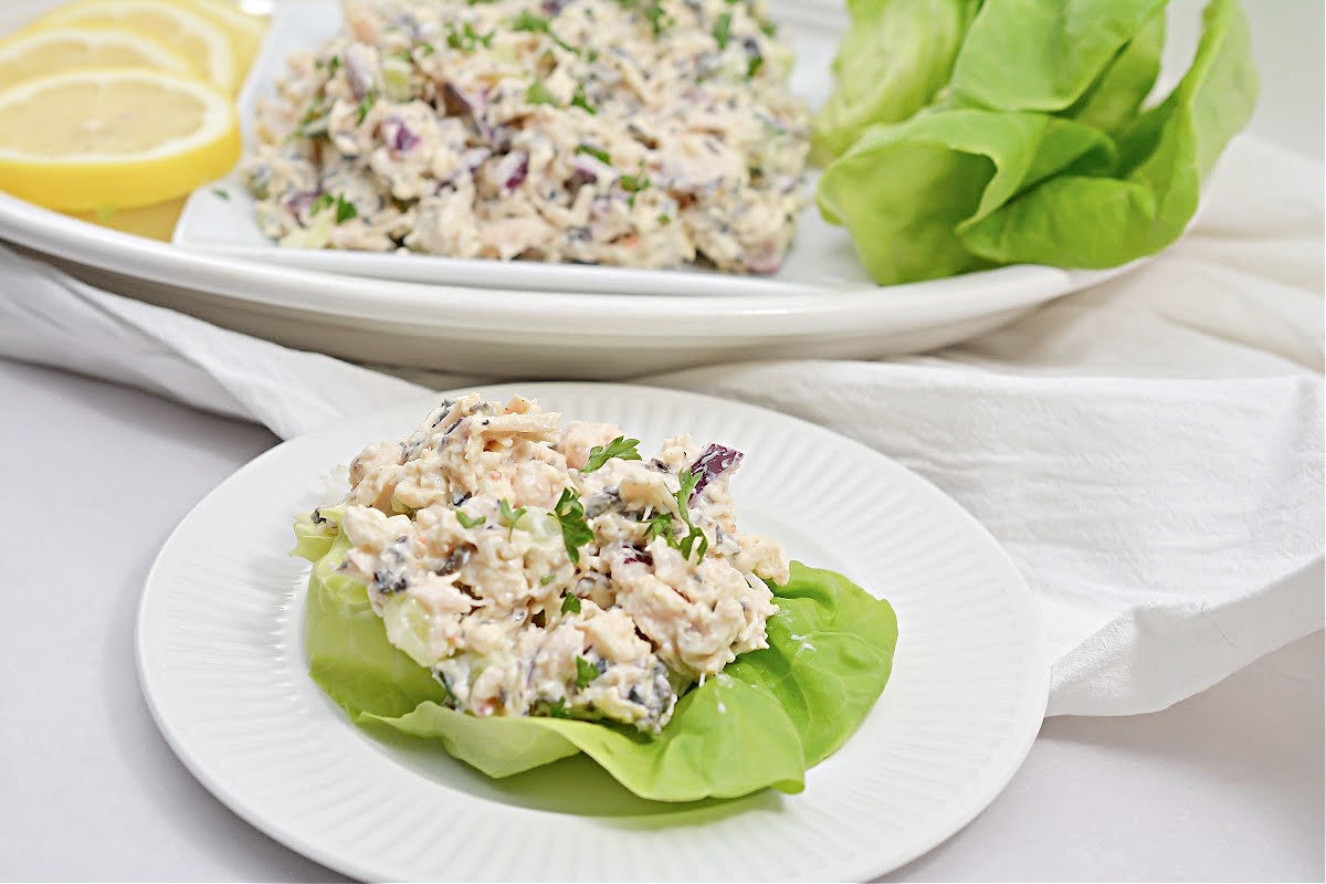 Keto Mediterranean Chicken Salad