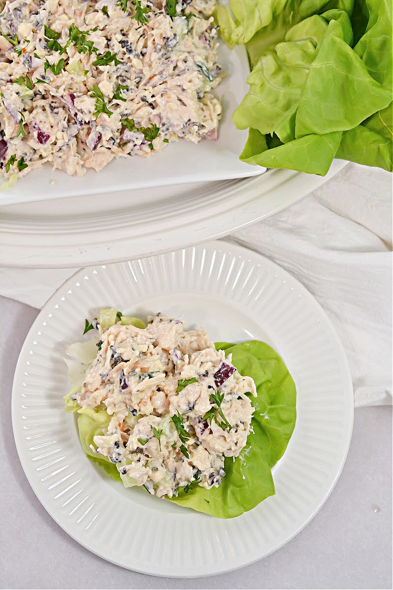 Keto Mediterranean Chicken Salad