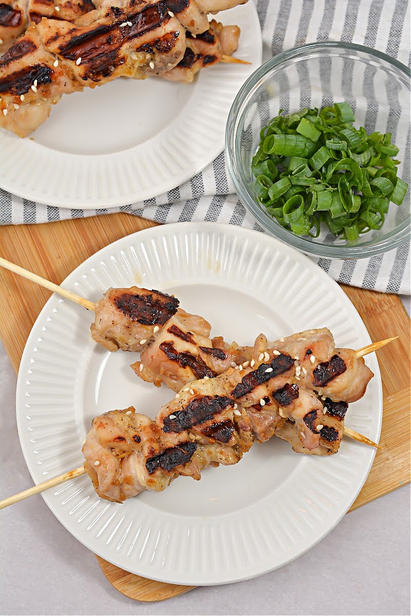 Keto Chicken Yakitori Skewers