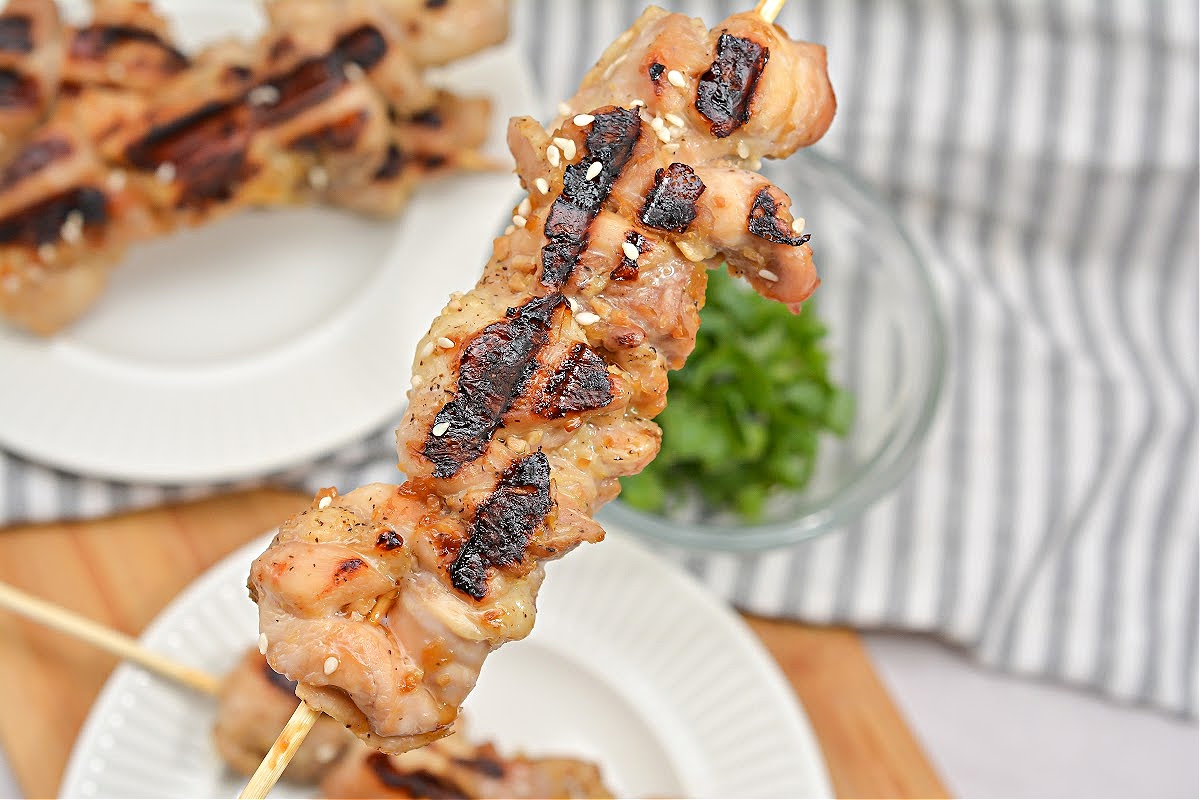 Keto Chicken Yakitori Skewers