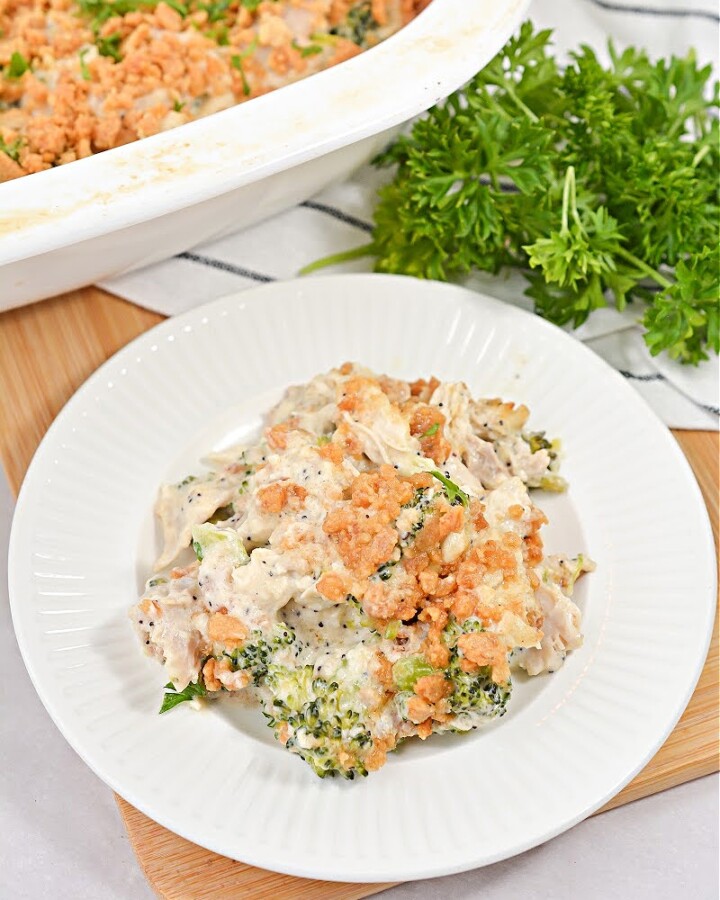 Keto Poppyseed Chicken Casserole