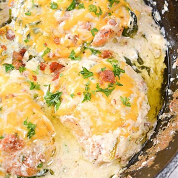 Creamy Skillet Keto Crack Chicken