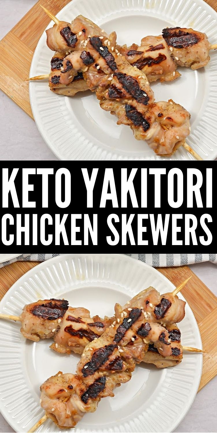 Keto Chicken Yakitori Skewers