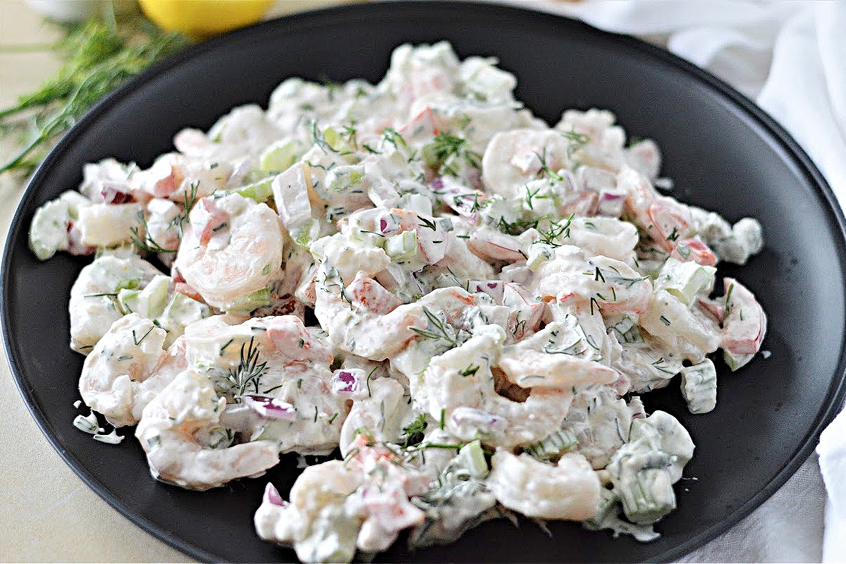 Keto Creamy Shrimp Salad