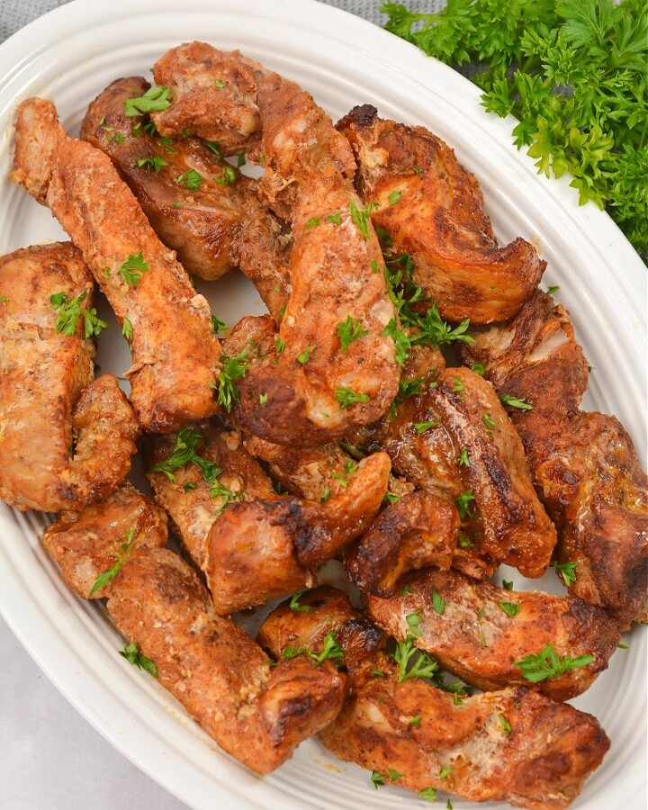 Keto Cajun Baked Pork Ribs