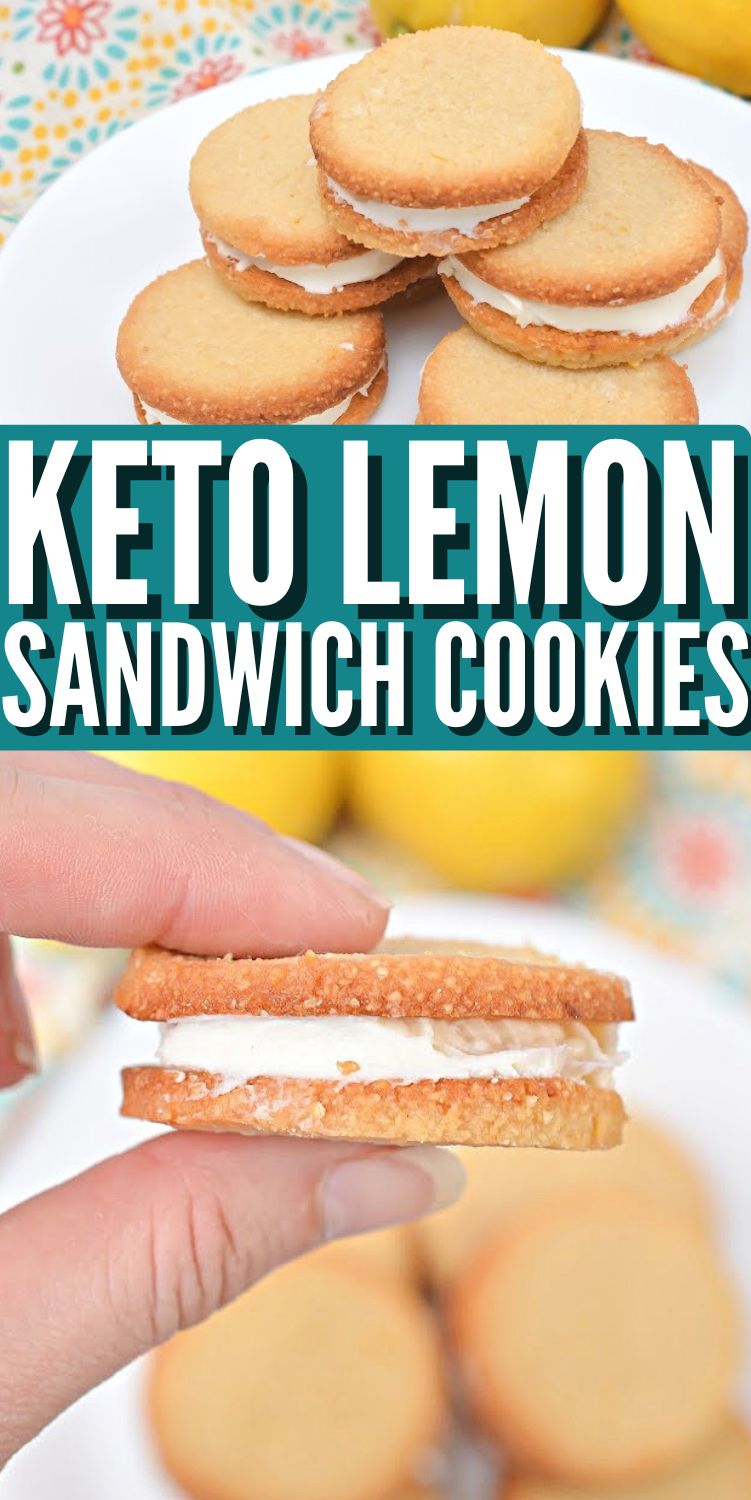 Keto Lemon Sandwich Cookies