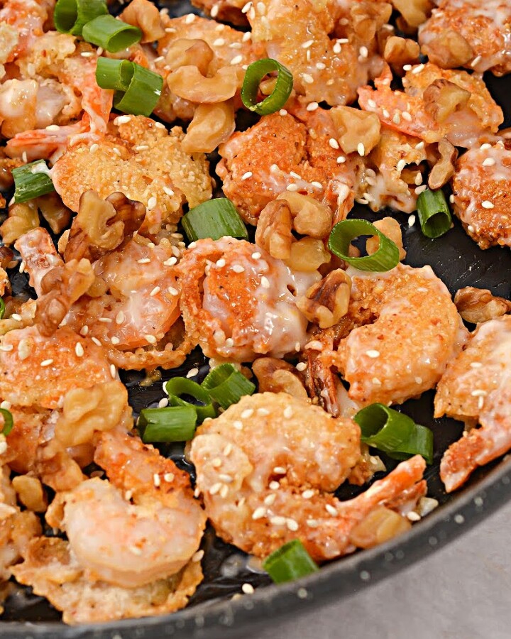 Keto Honey Walnut Shrimp
