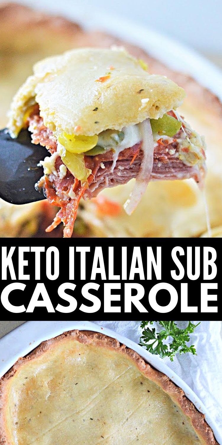 Keto Italian Sub Casserole