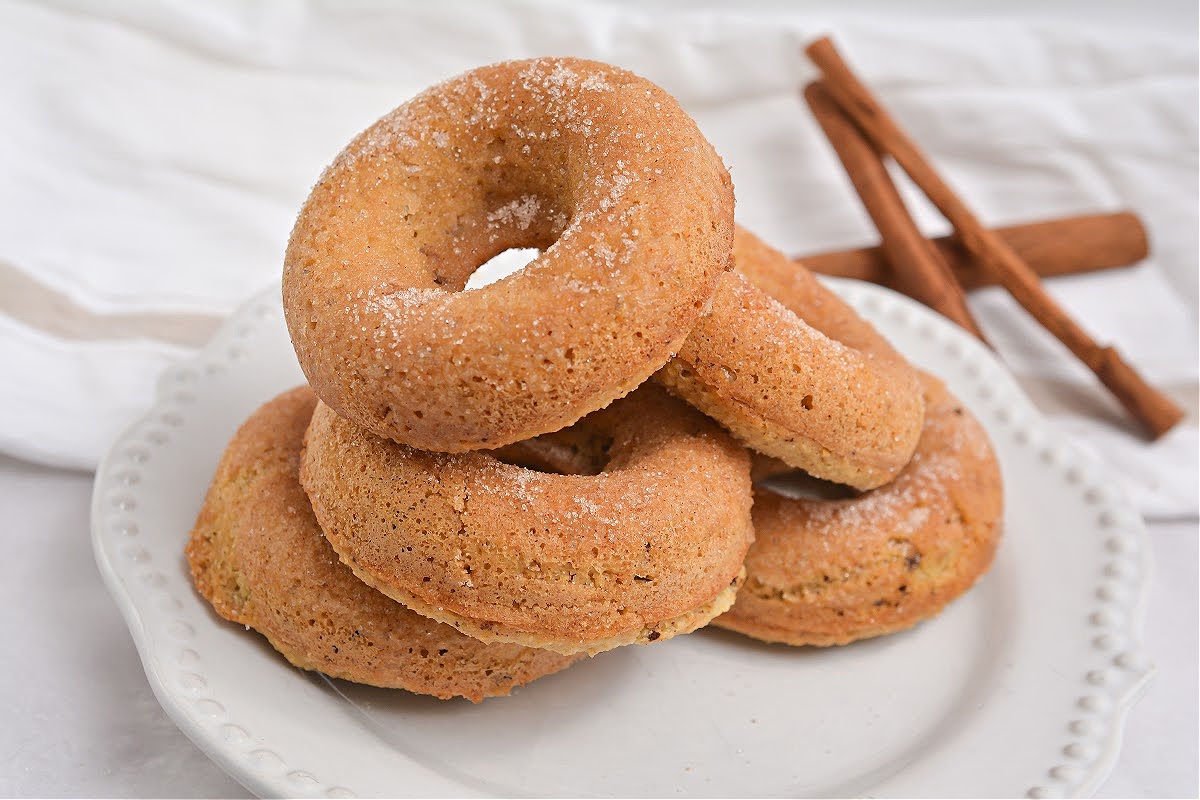 Keto Pancake Mix Cinnamon Donuts