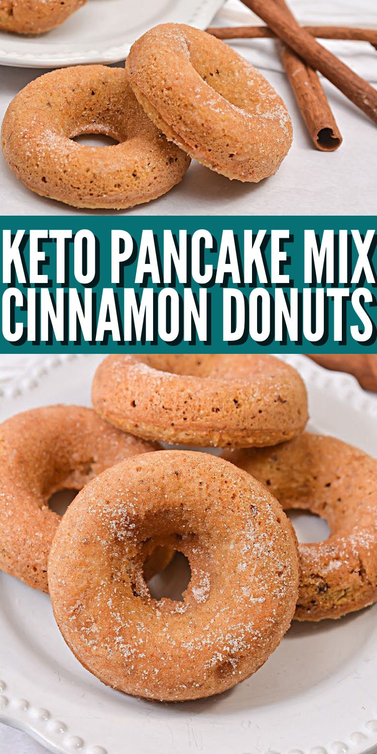 Keto Pancake Mix Cinnamon Donuts