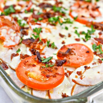 Keto Kentucky Hot Brown Casserole