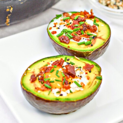 Keto Baked Avocado Egg - The Easiest Breakfast You'll Ever Make
