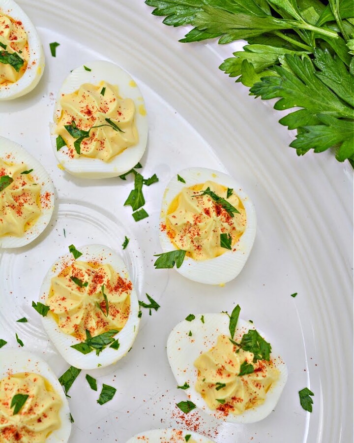 Low-Carb Million Dollar Deviled Eggs