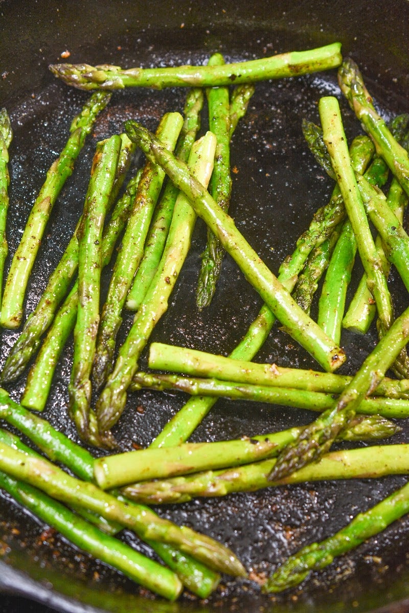 Creamy Keto Skillet Cajun Cod With Asparagus