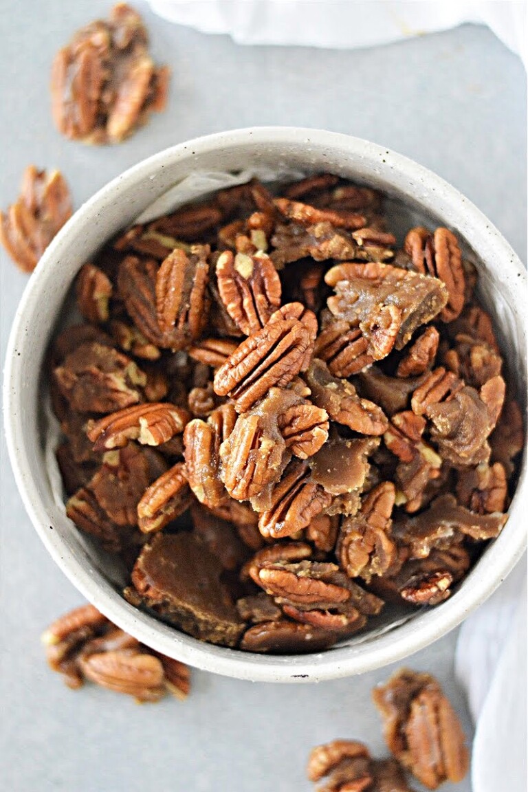 Keto Caramel Pecans 3 Net Carbs Per Serving