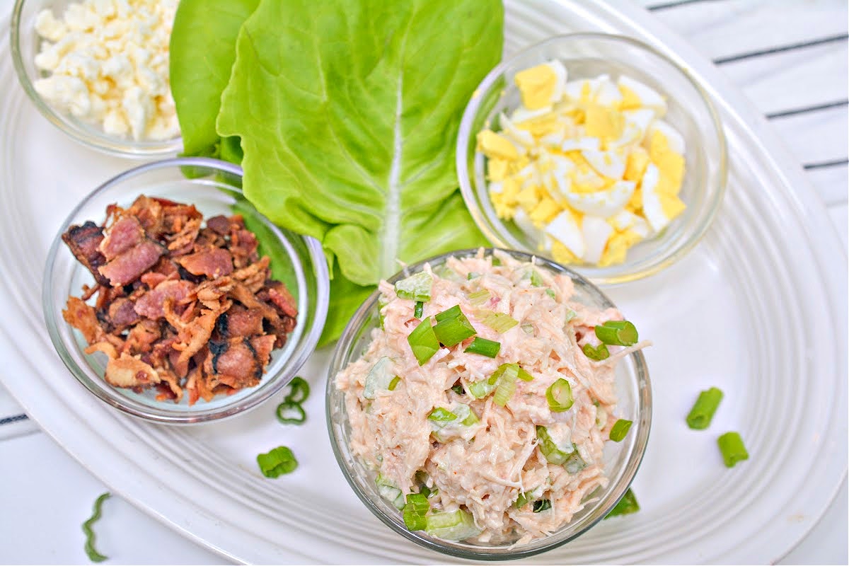 Keto Sweet and Spicy Canned Chicken Salad