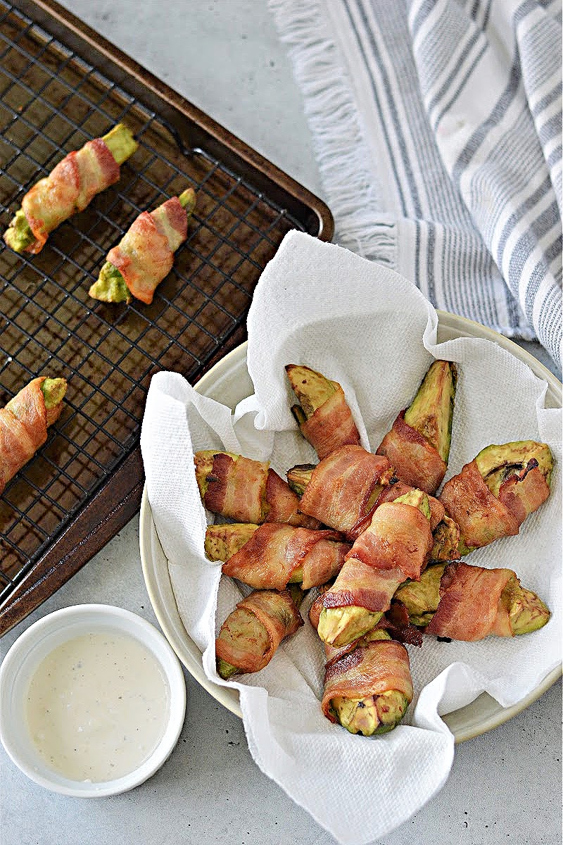 Keto Bacon Avocado Fries