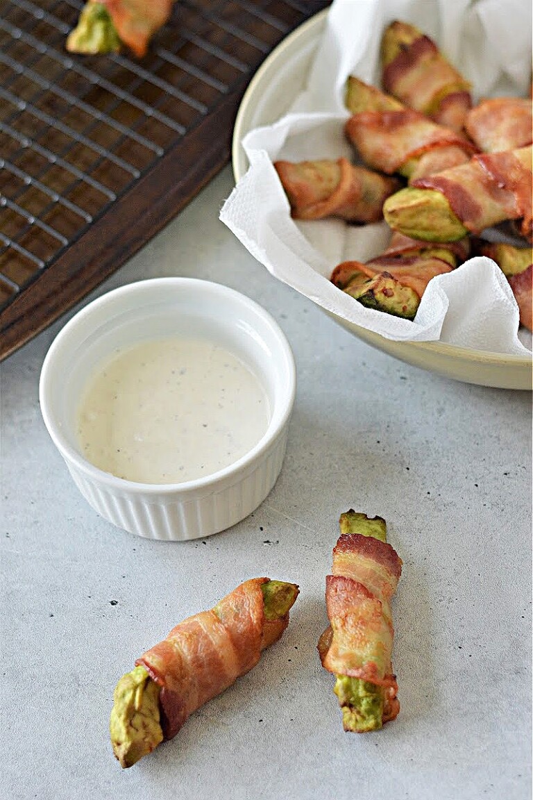 Keto Bacon Avocado Fries 1 Net Carb Per Serving